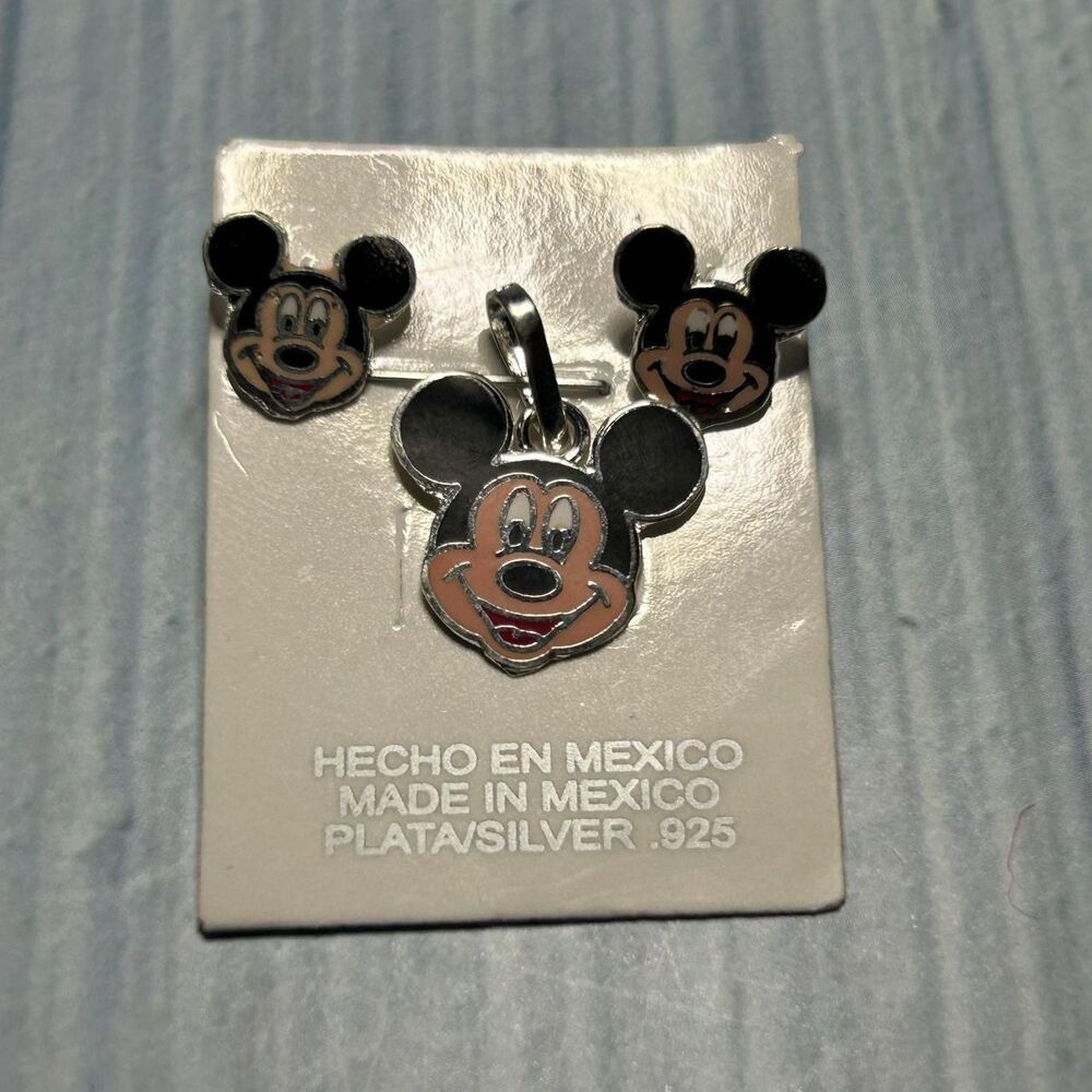 Disney Women's Silver and Black Jewellery
